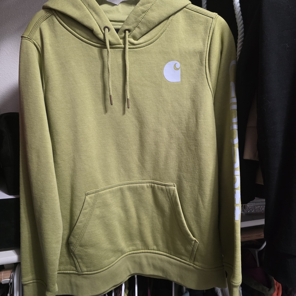 Carhartt Olive Green Relaxed Fit Hoodie